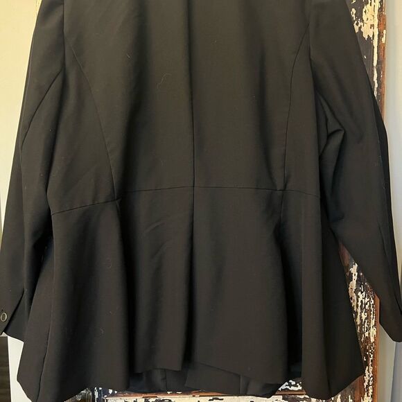 Lane Bryant Black Women's Blazer Coat size 24 - Picture 5 of 7